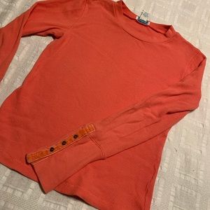 Sundance salmon pink sweater (size small)